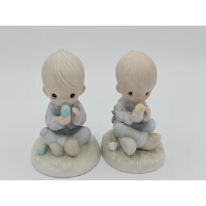 Precious Moments I Believe In Miracles Figurine E7156 1981 Enesco Jonathan David